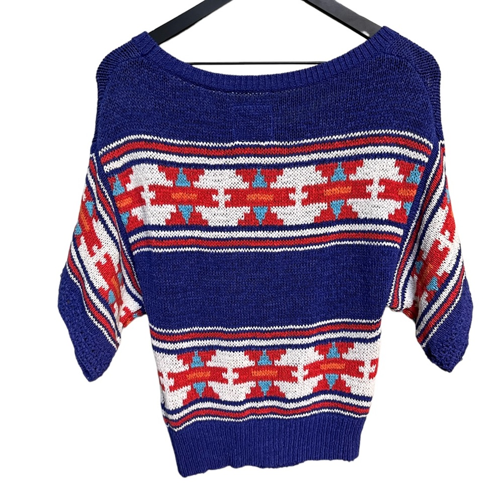 AMERICAN EAGLE OUTFITTERS aztec tribal print dolman sweater Size XSmall - Picture 6 of 15